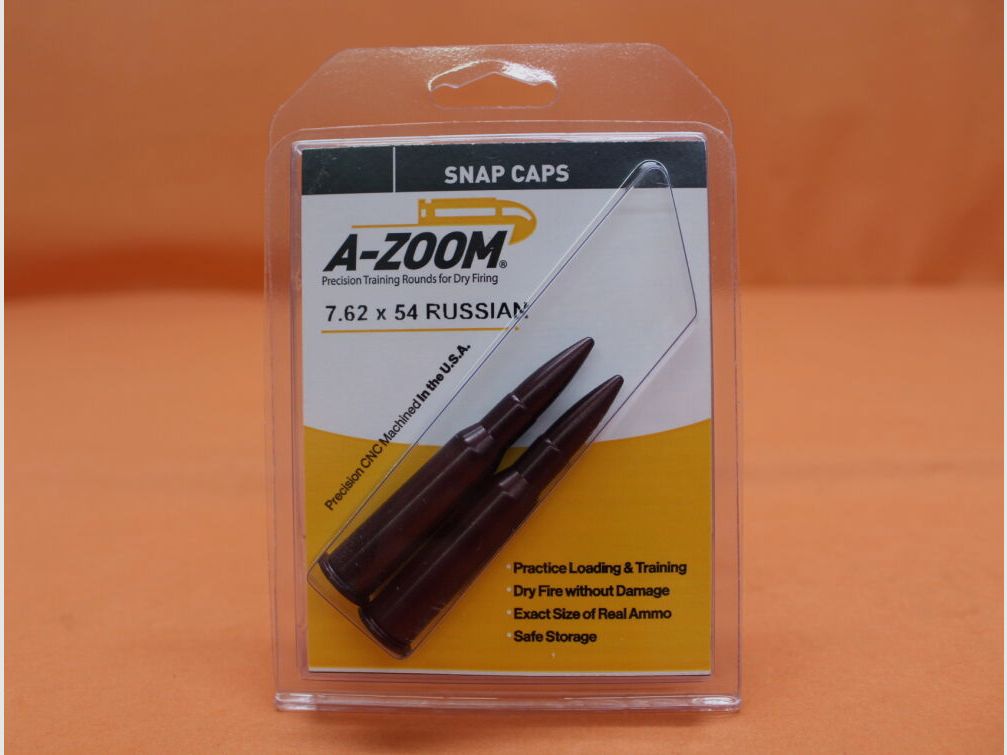 A-Zoom A-Zoom Exerzier-/ Pufferpatrone Alu 7,62x54R Set mit 2 Stück (12233)