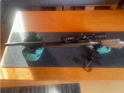 HW 100 T silencer, Hawke 4-12x40 and case (Tectake) 6/2024