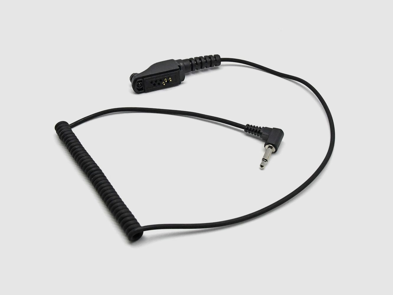 Genzo radio cable with multi-pin connector and 3.5 mm plug