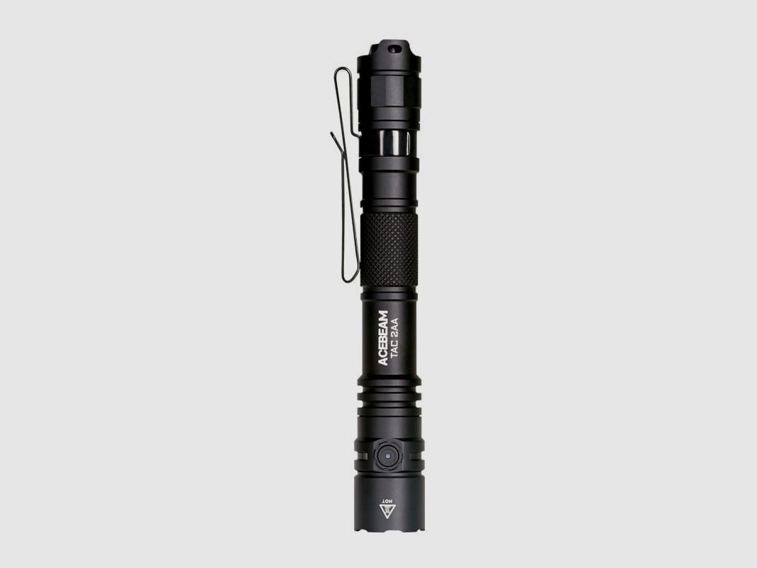 LED flashlight TAC 2AA, 1,600 lumens (including battery), image 1 of 8