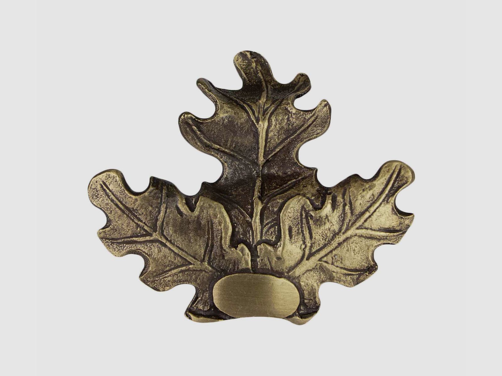 Couverture en feuilles de chêne - Bronze