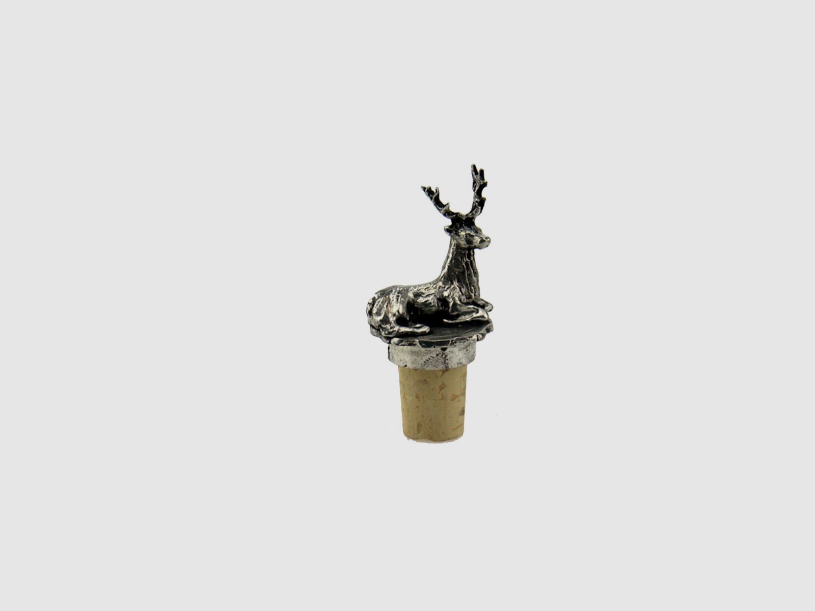 Lovergreen Accessoires Motiv ruhender Hirsch Weinflaschenkorken