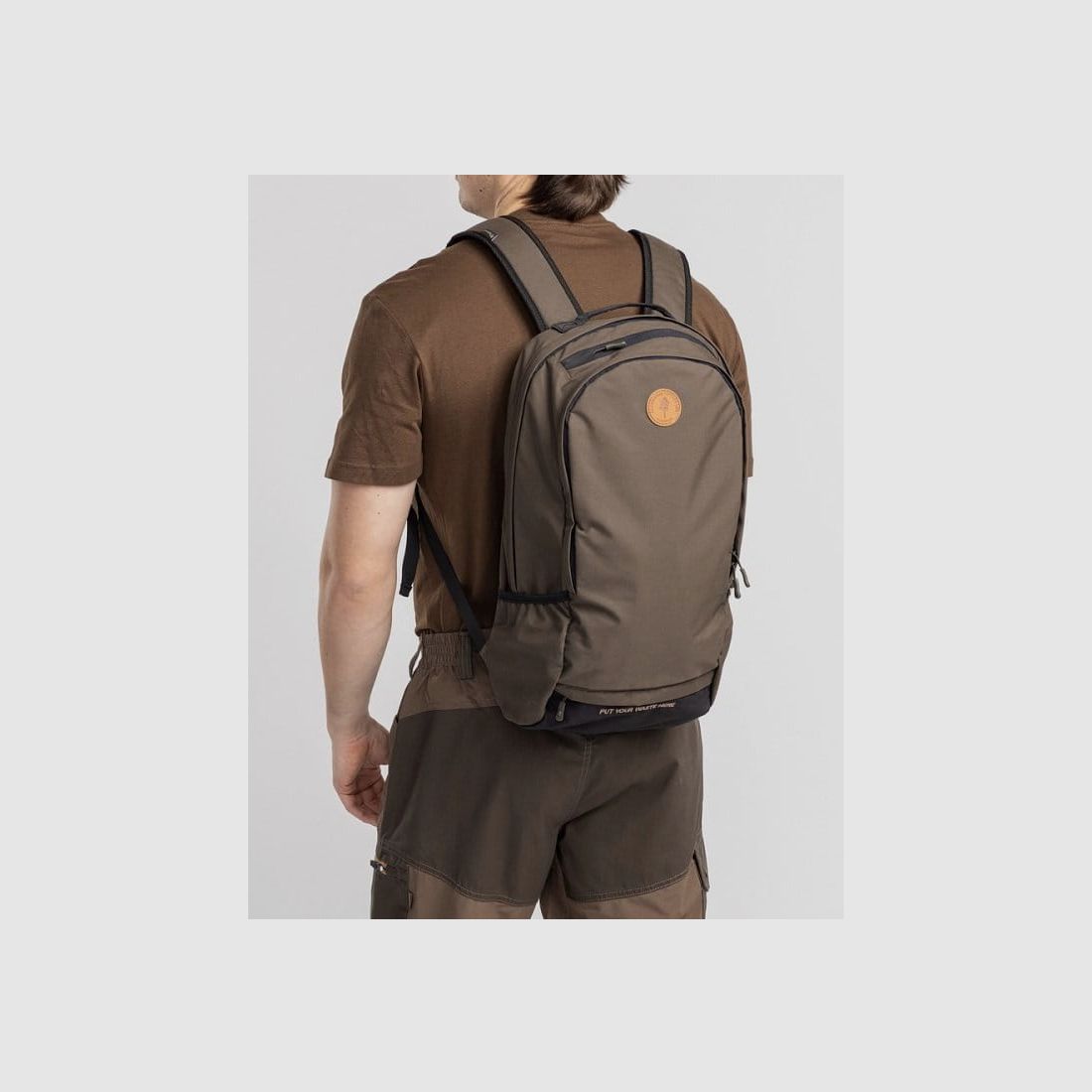 Pinewood Day Pack Rucksack 22 L Dunkel oliv