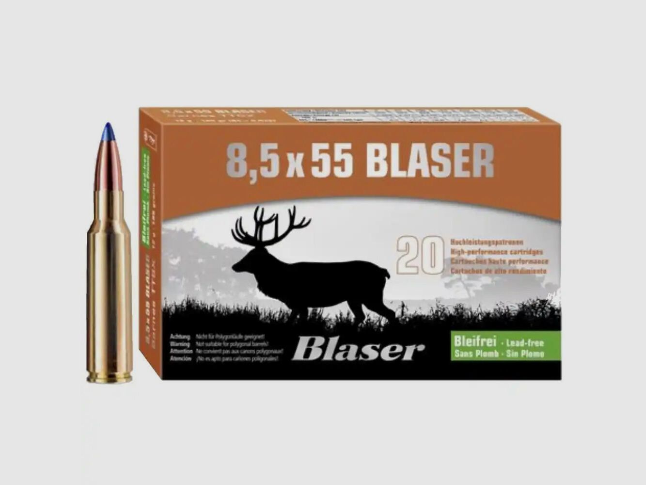 Blaser Barnes TTSX 10,4g/160grs à20 8,5x55 Blaser