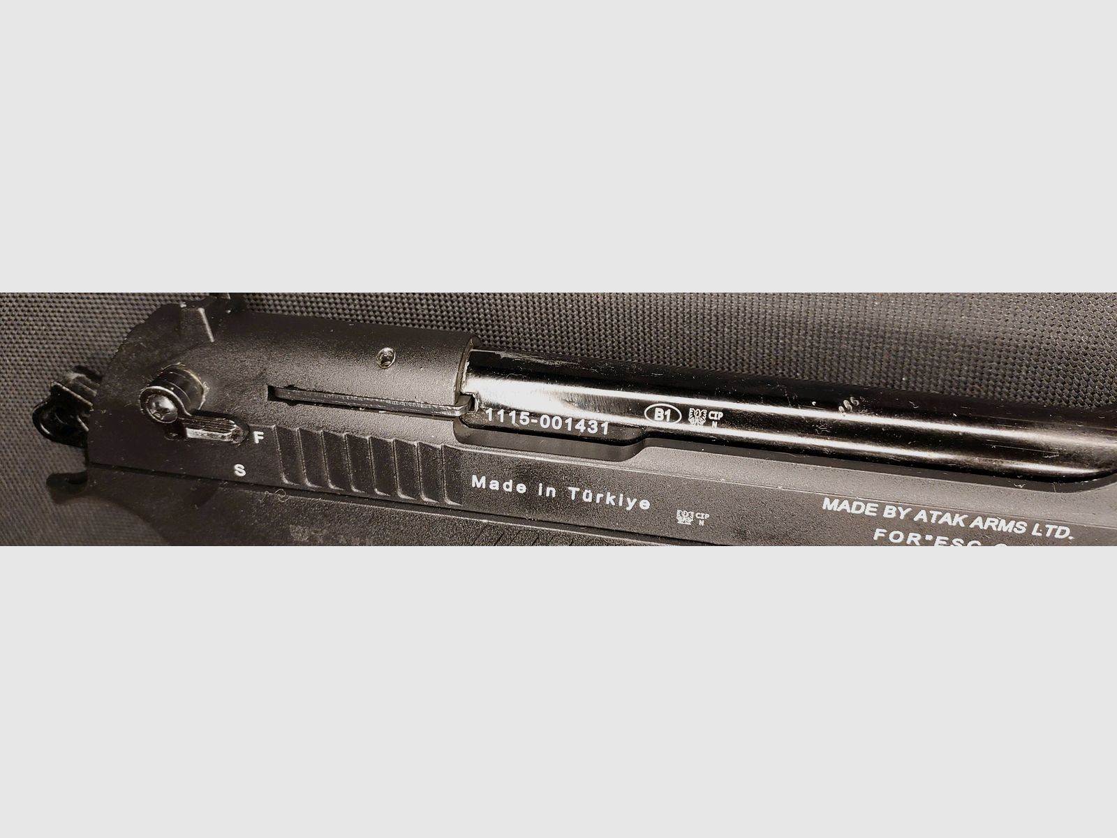 Zoraki 918 9mm P.A.K. schwarz - alte (PTB 965) mit neuem Cordura Holster