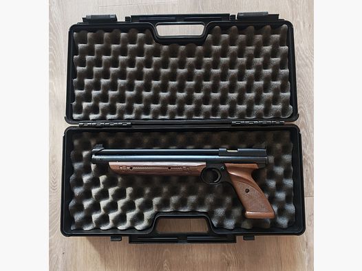 Mocna pistolet pneumatyczny Crosman 1377 z walizką, jak nowy!