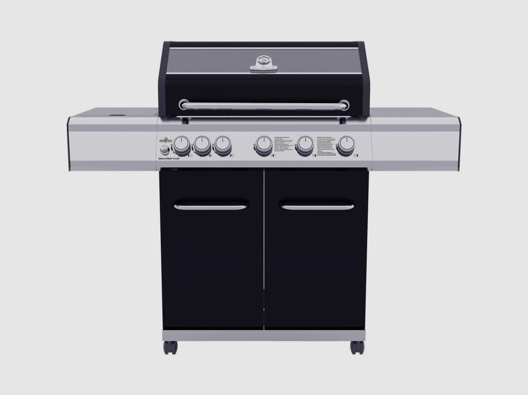Grillfürst Gasgrill G510E mit Edelstahl Rosten