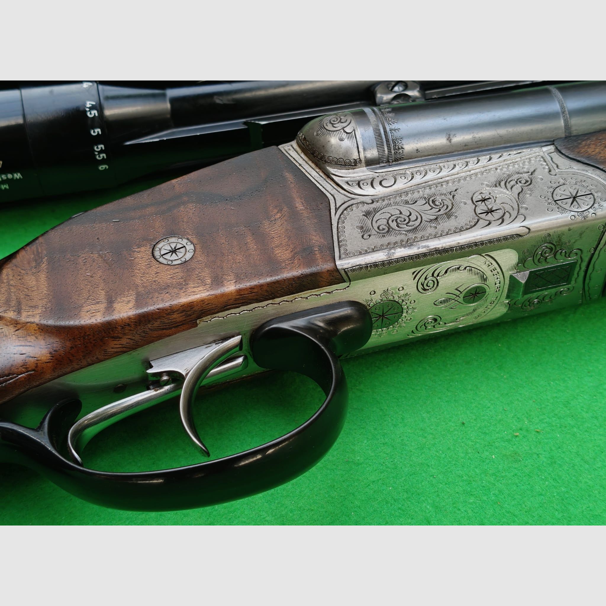 Krieghoff Trumpf – 7x65R / 16/70 mit Einstecklauf .22 Mag