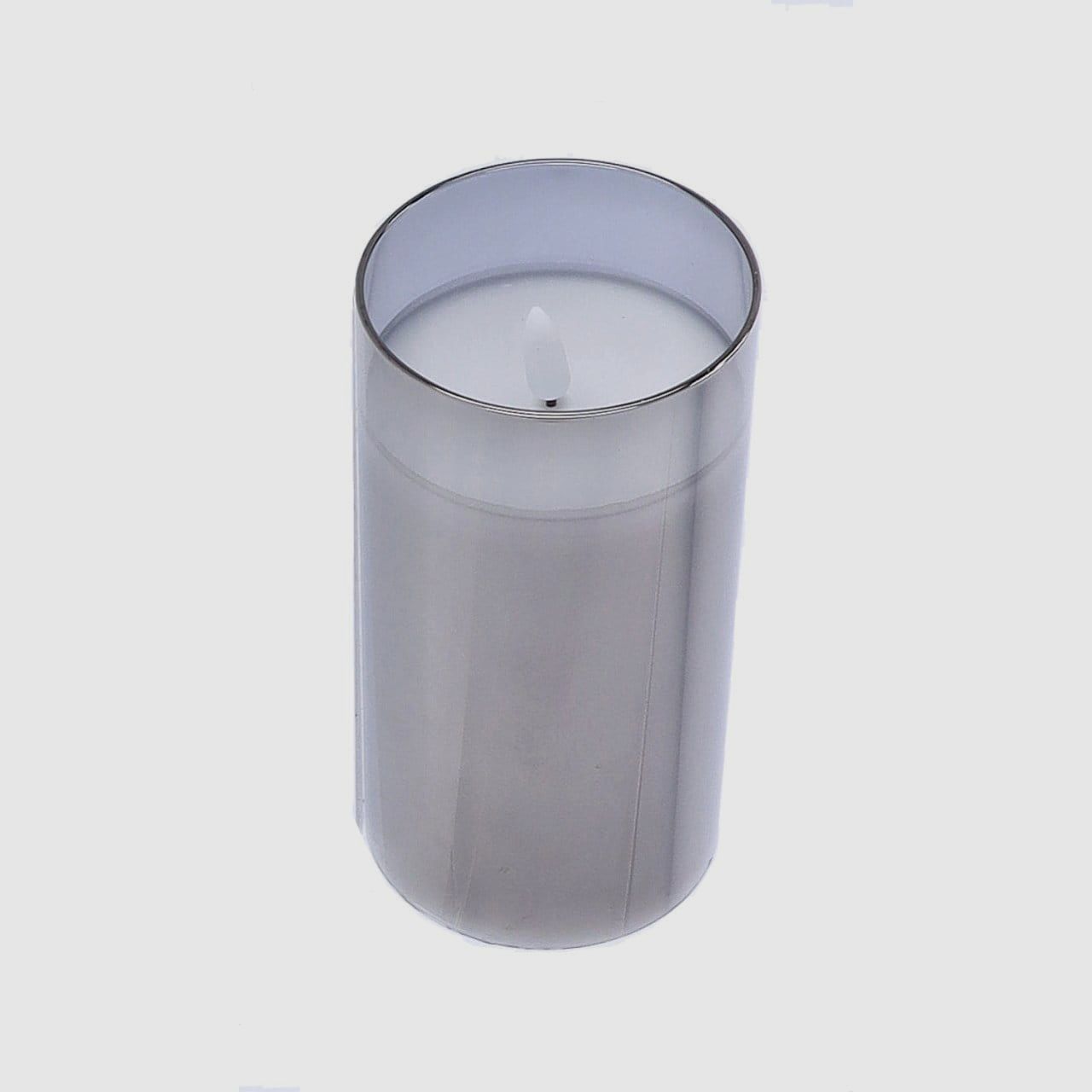 Gilde stump candle LED glass