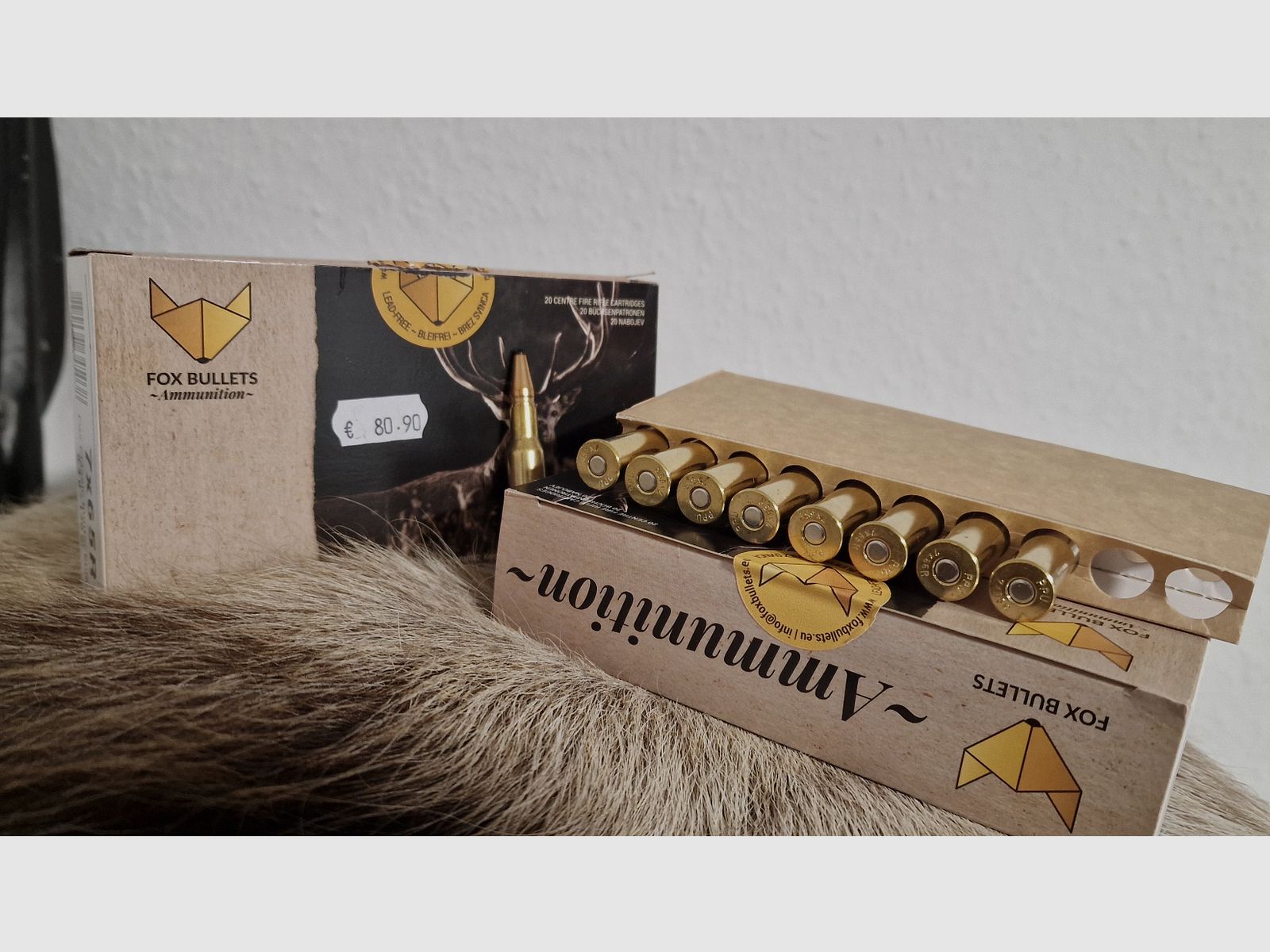 49 shots 7x65R Fox Classic Hunter 8.9g/130gr ammunition