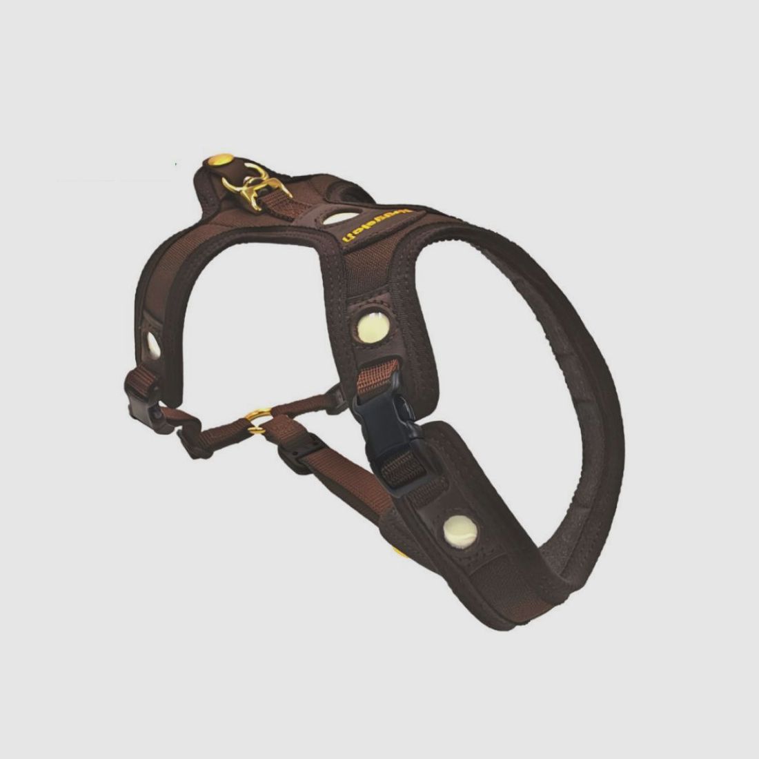 Dog Harness Niggeloh Follow Light Lichtblick (S, Orange and Brown), image 2 of 4
