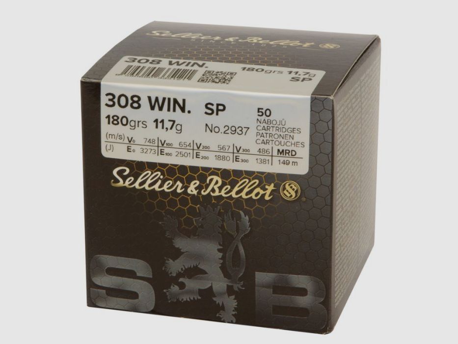 S&B .308 Win. TM 11,7g/180gr 50 Stk., Bild 1 von 4
