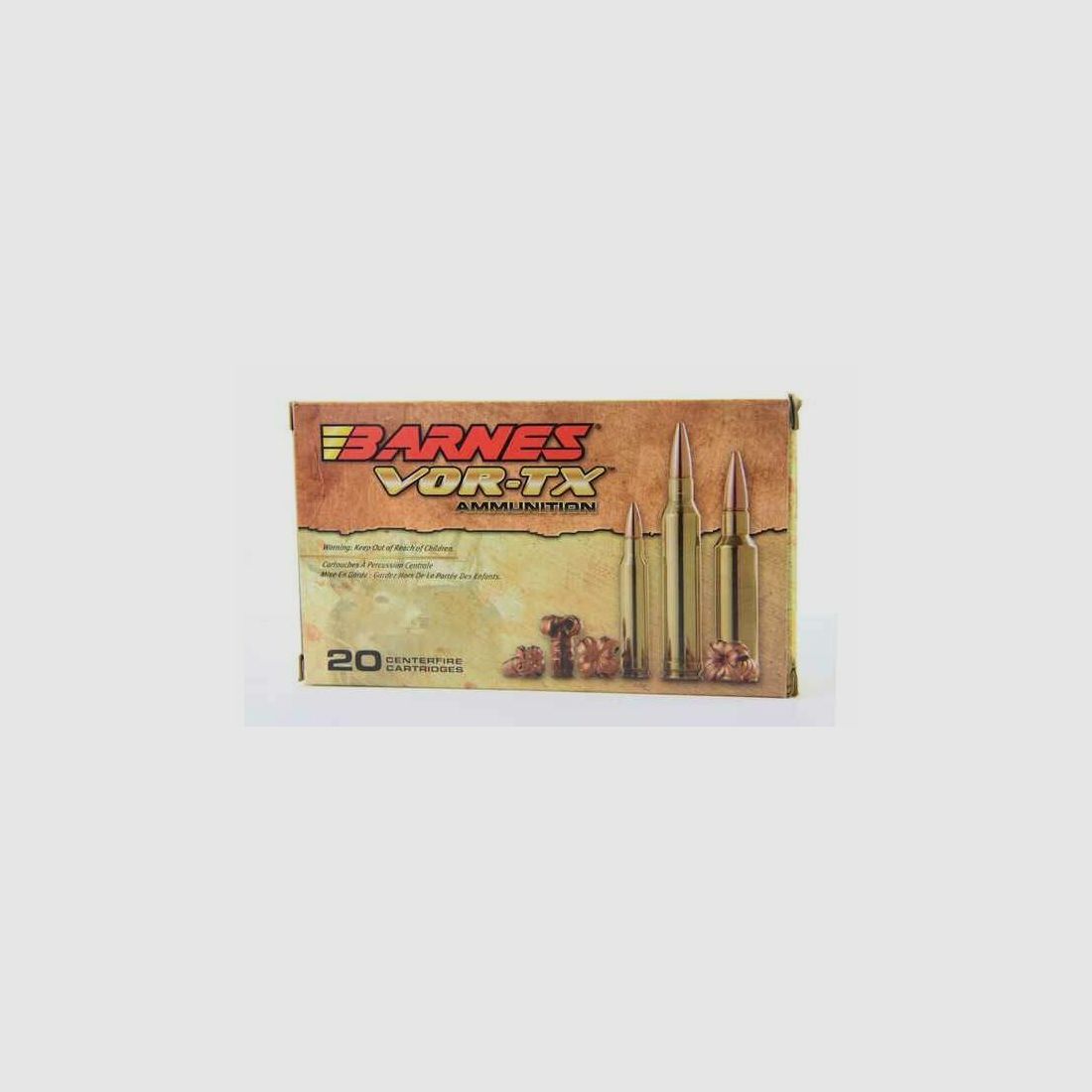Barnes Vor-TX TTSX 80grs 243 Winchester Jagdmunition Bleifrei