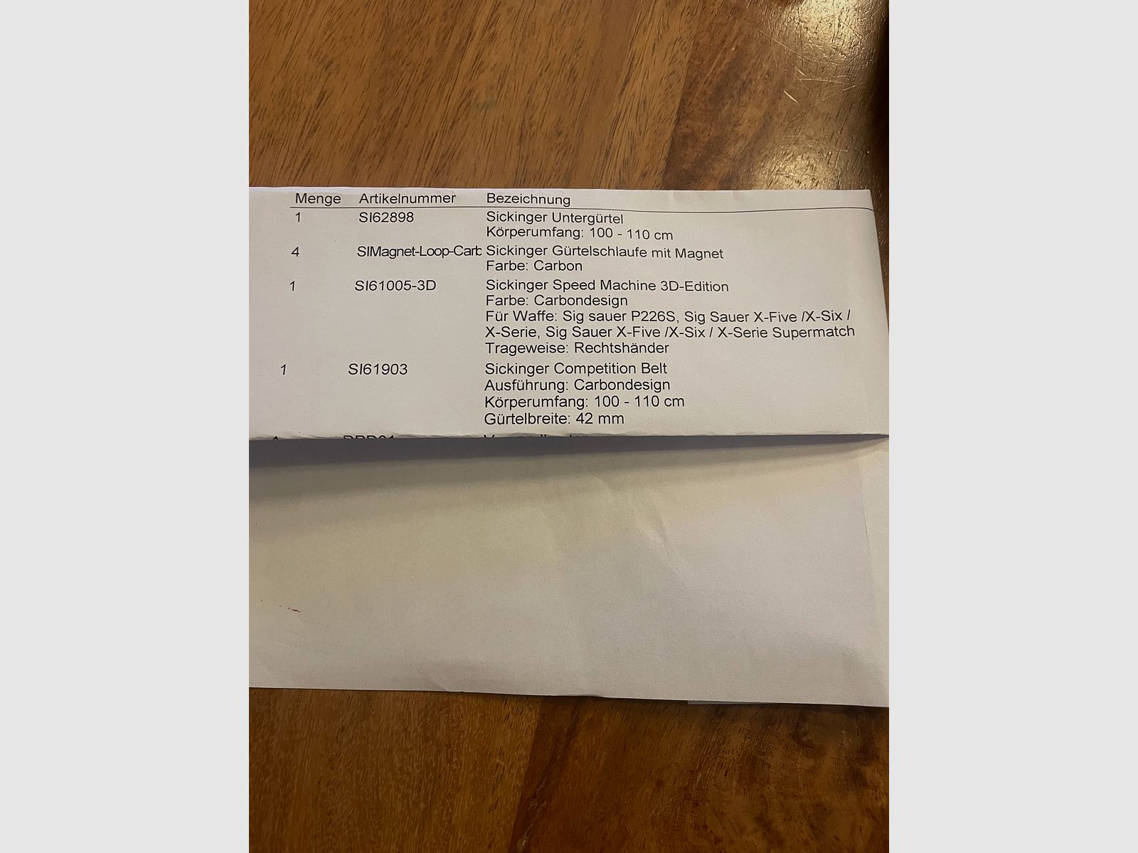 Pokrowiec z paskiem Sig Sauer P226 S / X Five / X Six + klipsy na magazynki + 4 magazynki