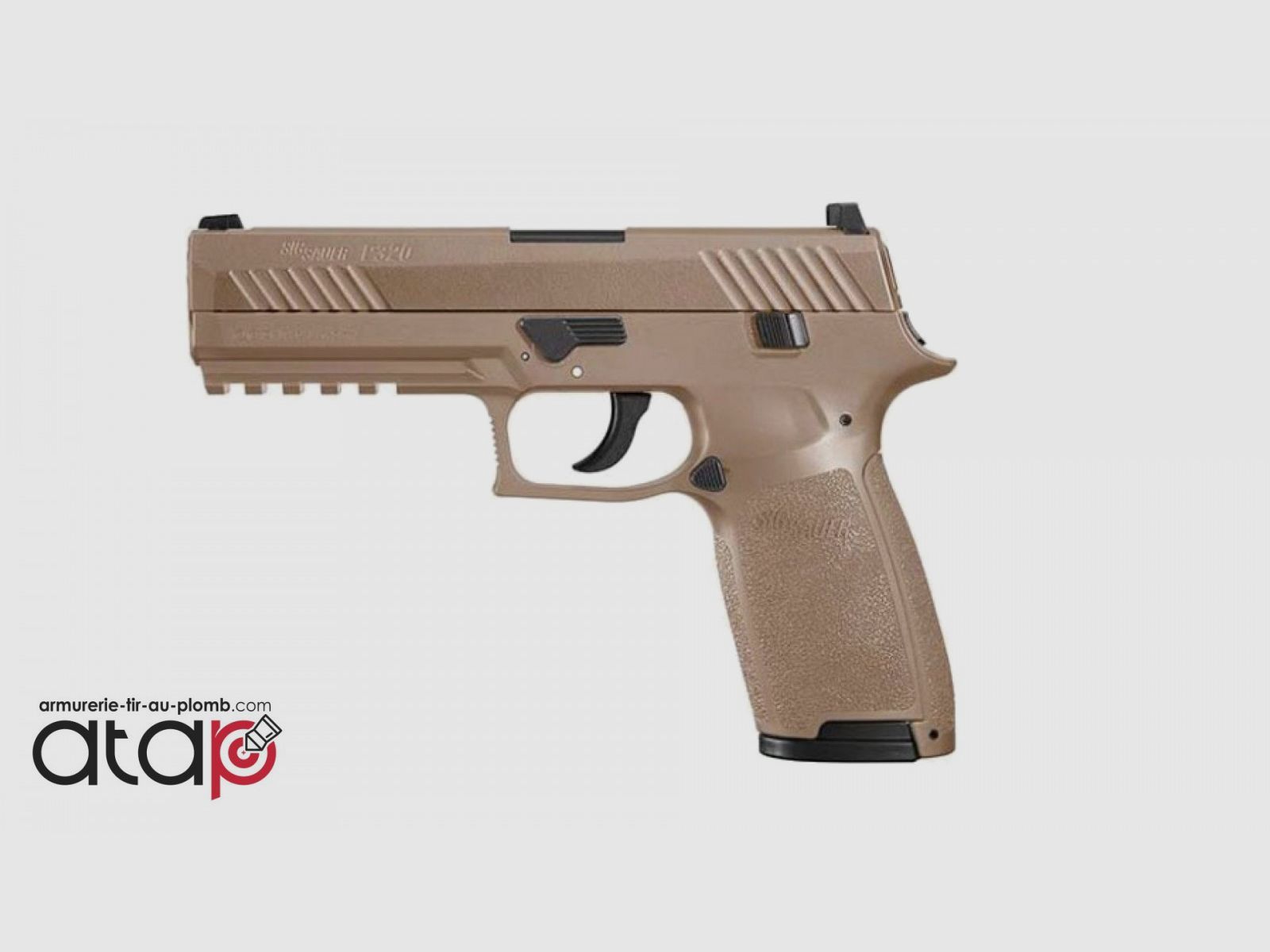Sig Sauer P320 carabina ad aria e BB 4,5 mm 20 colpi Nero o Tan, immagine 6 di 12