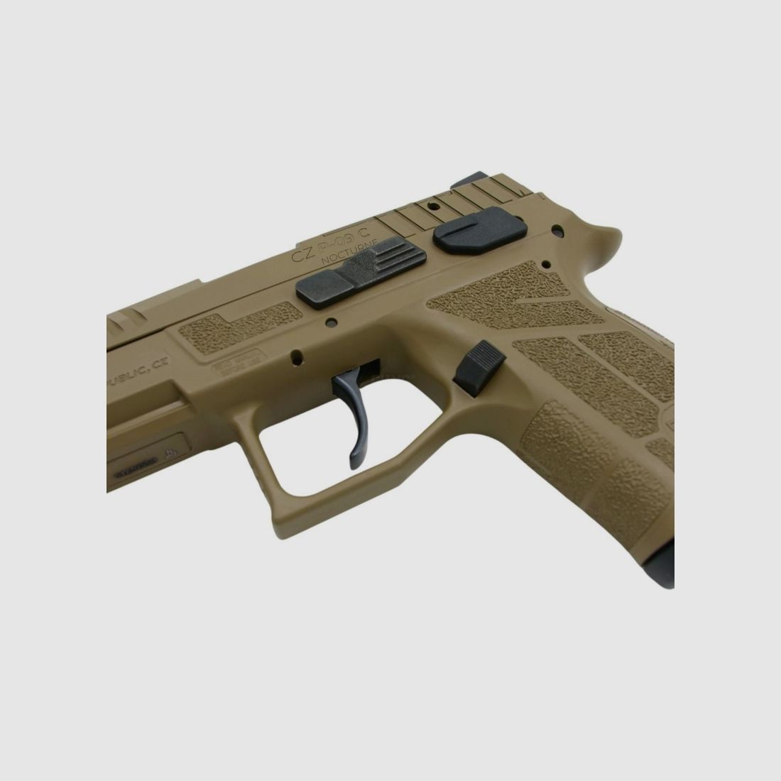 Pistola CZ P-09 C Nocturne FDE, imagen 4 de 4