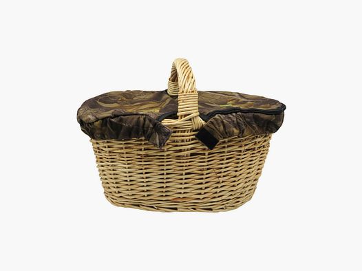 Cesto per funghi in vimini cm 45x25x23