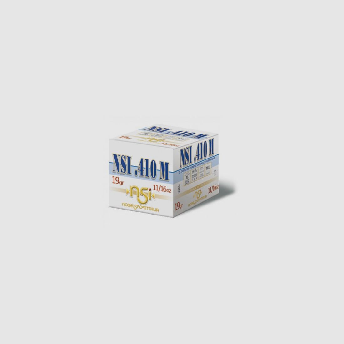 NOBEL Patronen NSI-410 MAGNUM Kal.410 19gr. pb.7,5