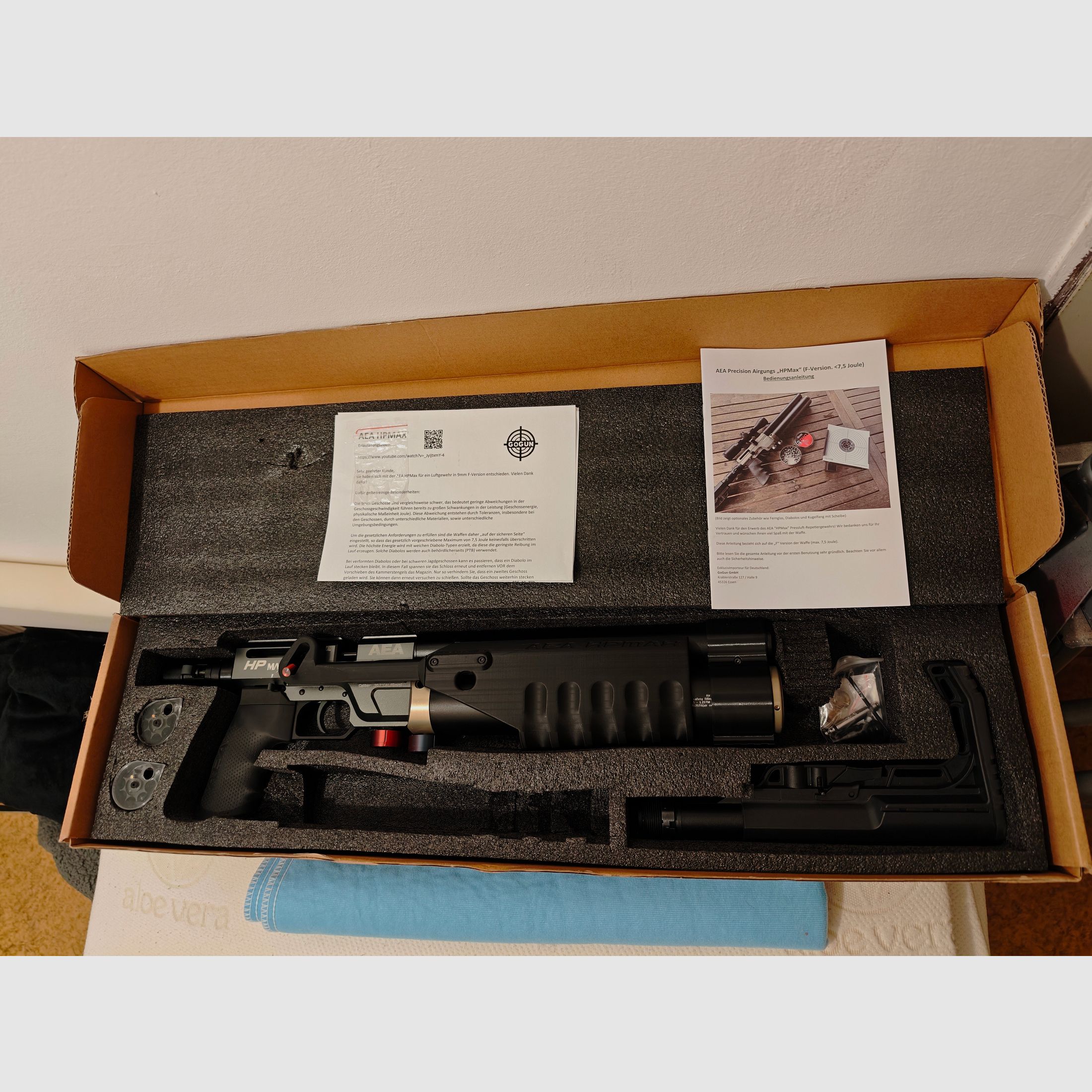 AEA HPMAX mk1 mit Pumpaction-Kit