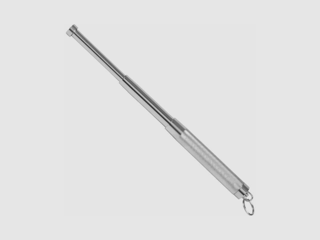 12 Zoll BlackField Mini Teleskop-Schlagstock silber