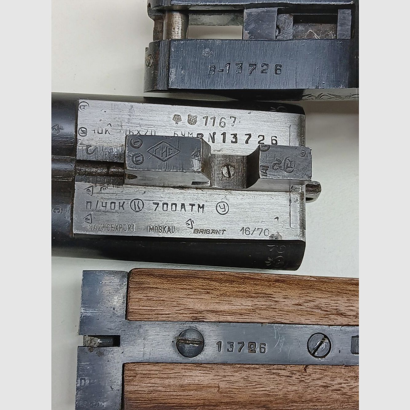 Baikal -Tula - USSR TOZ-63 mit Jagdlichen Schnitzereien