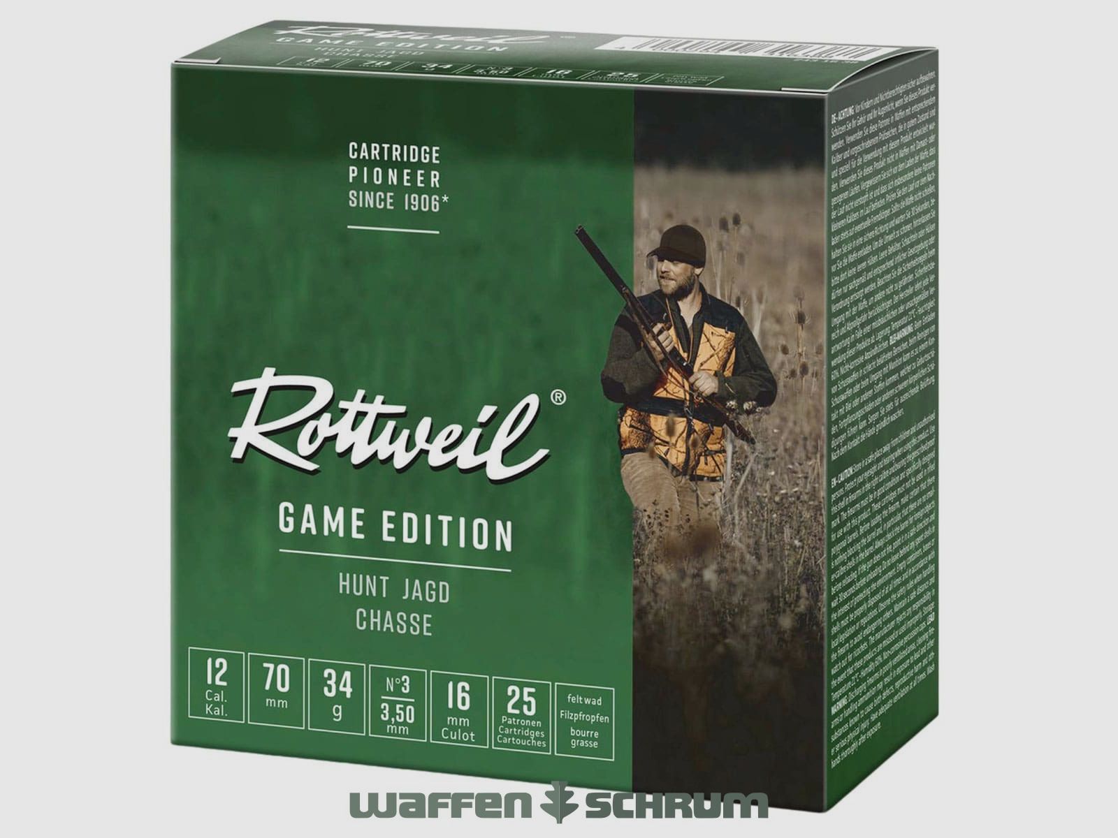 Rottweil Game Edition Hunt 12/70 3,5mm - 34g