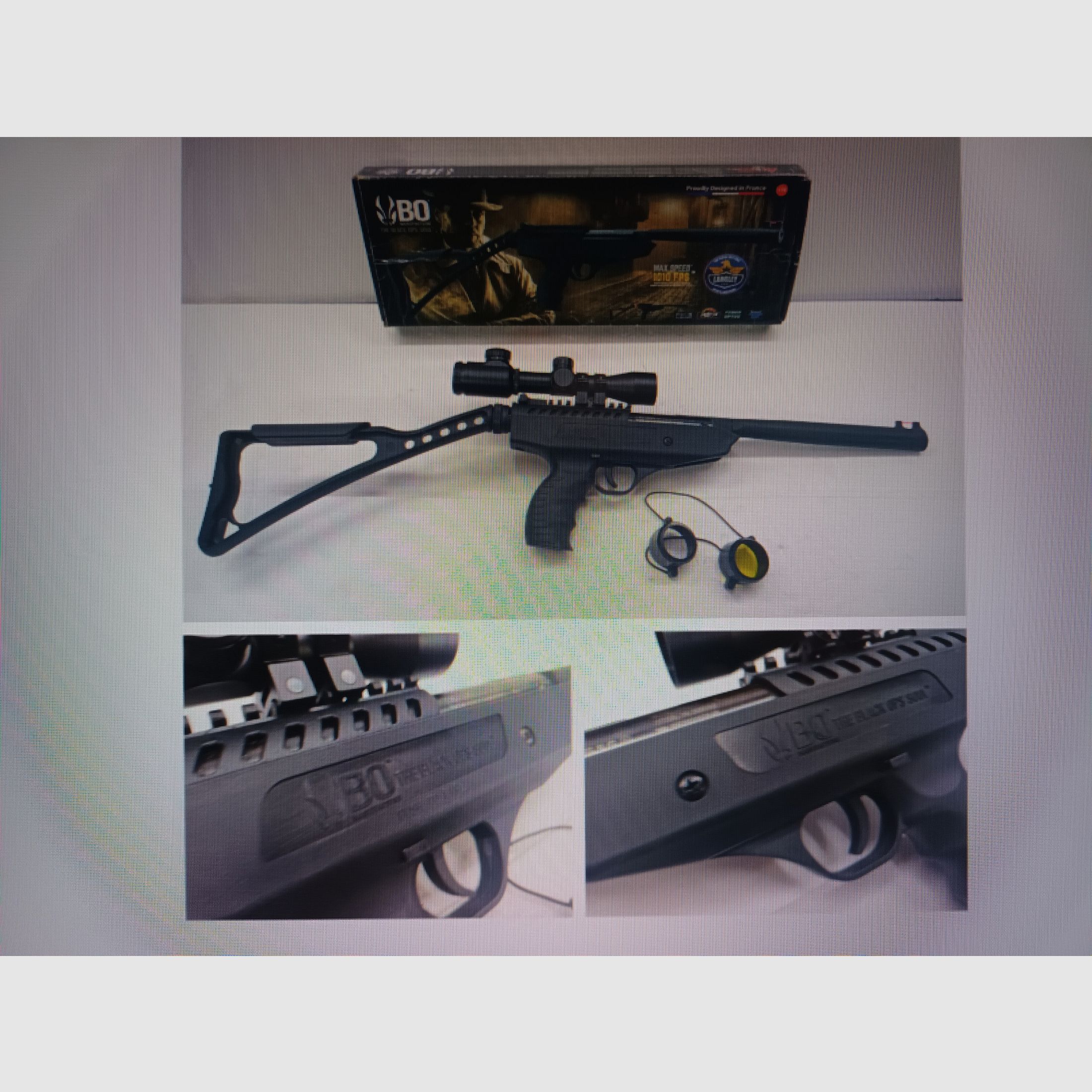 BO Langley Pro Sniper __ OVP__ Scope 4x32EG __ Air pistol Cal 4.5mm (.177) __ SINGLE-SHOT Air rifle, image 2 of 4