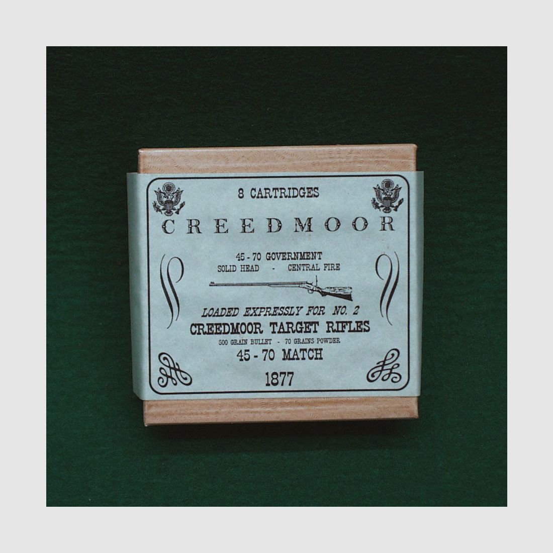 Replika Patronenboxen Creedmoor .45-70
