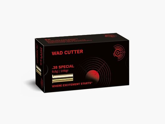 Geco .38 Spec Long 9.6 g 145gr Wadcutter