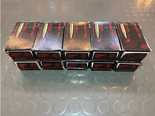 Geco Target FMJ .223 /  55 Grain  500 strzałów