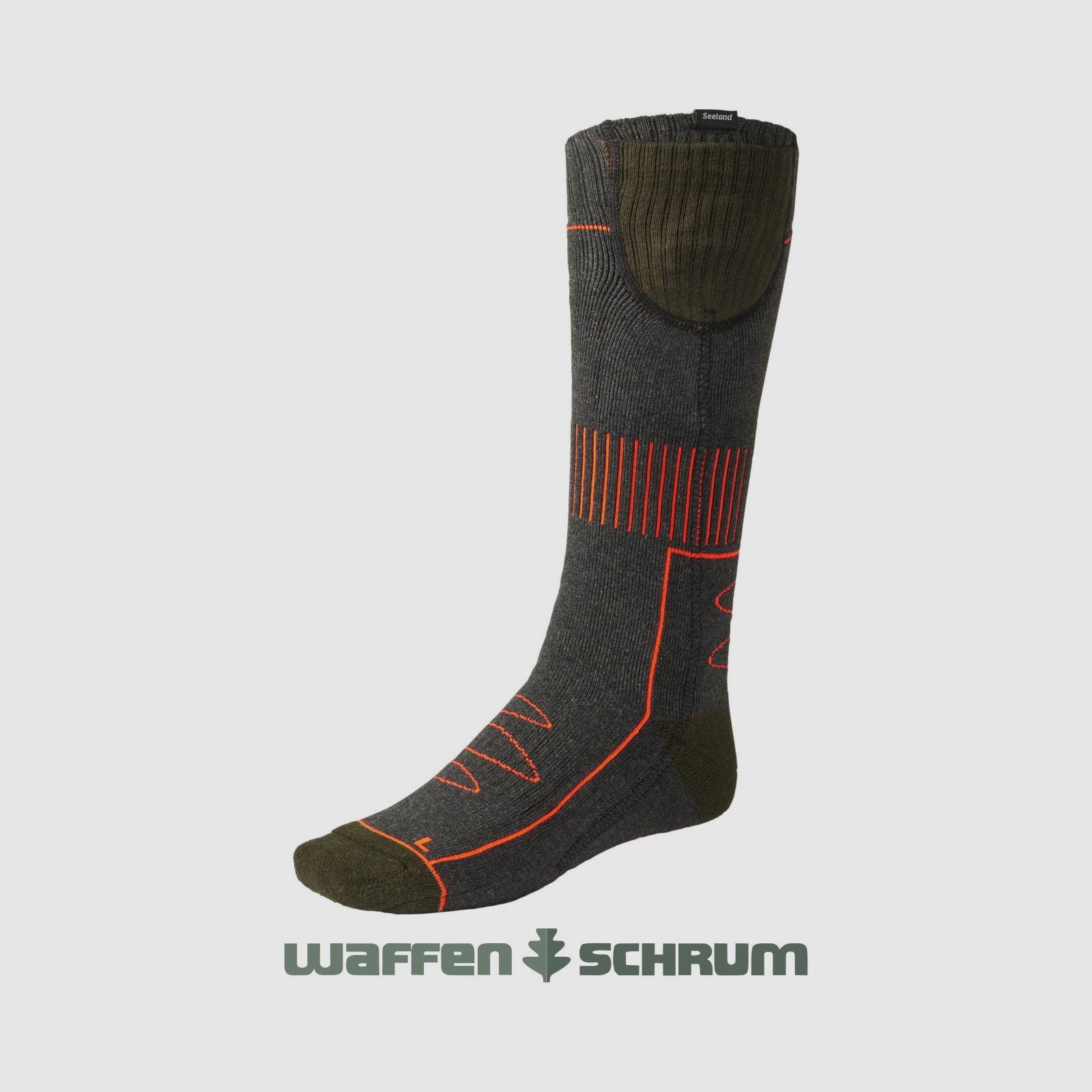 Seeland Beheizbare Socken Celsius Pine Green melange