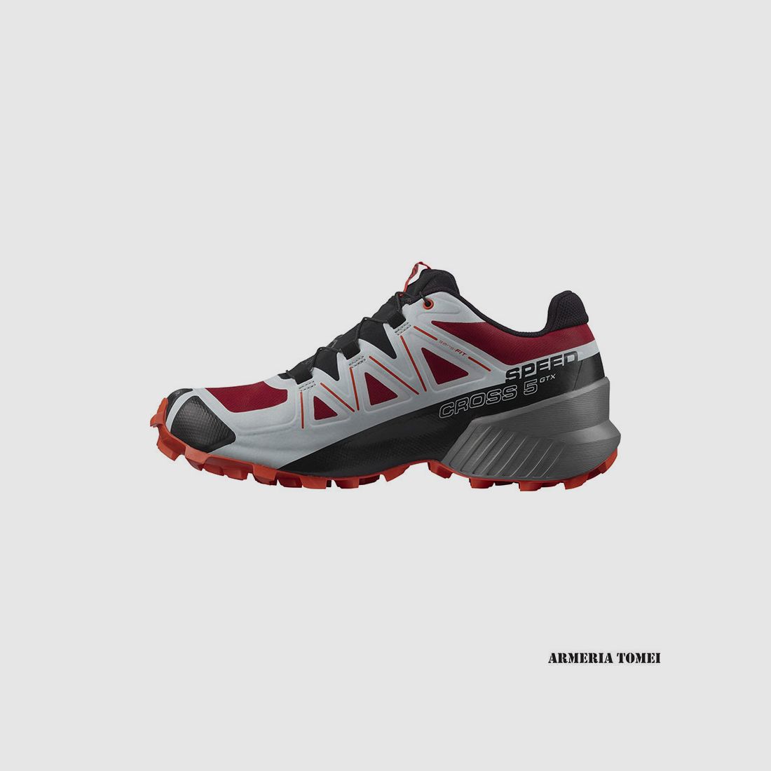 SALOMON – HEREN – SPEEDCROSS 5 GTX Chili Pepper / Pearl Blue / Cherry Tomato, afbeelding 5 van 6