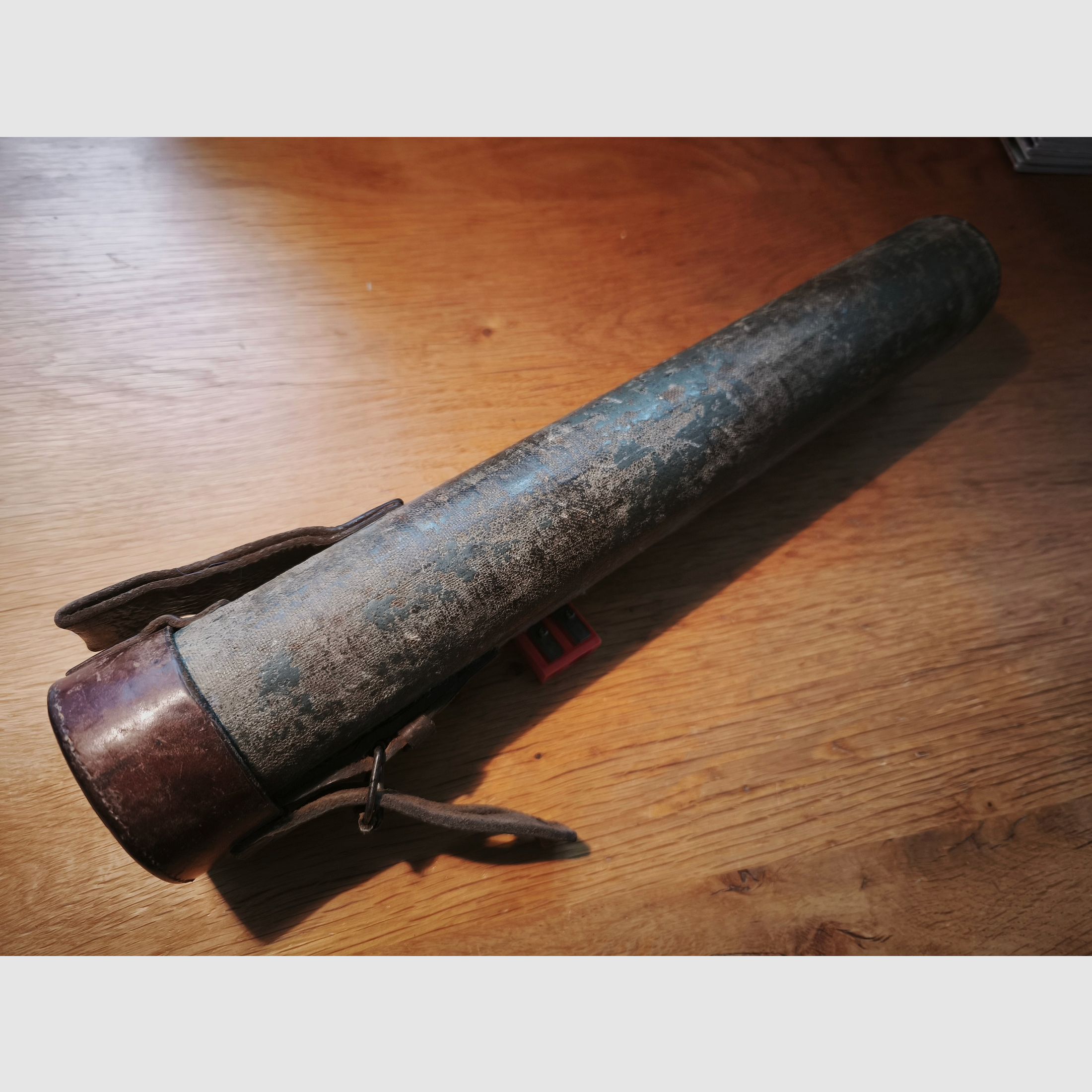 Goerz Berlin scope sniper scope case container scope ZF scope 1WK 2WK WW2 WK2 WK1Wehrmacht, imagen 4 de 7
