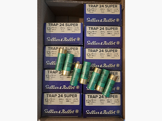 256 Schuss, Übungsmunition, Trap, Skeet Munition Konvolut Kaliber 12/70