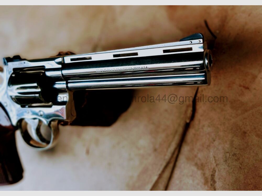 Colt 6 Zoll Python Nickel