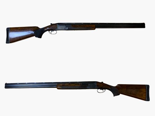 Luxus Bockdoppelflinte Browning 25 Kal. 12/70