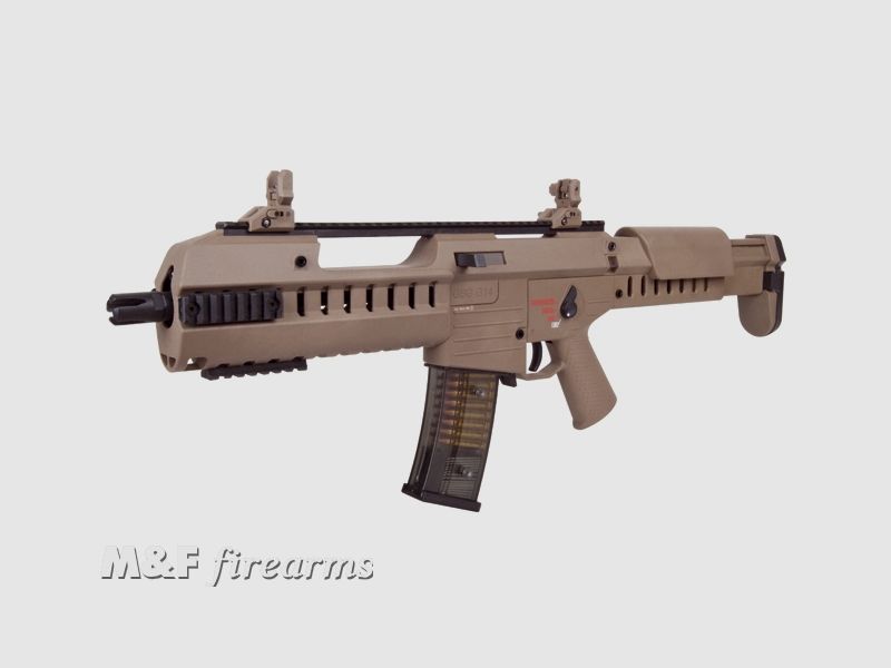 GSG G14 GCS EBB Blowback S-AEG 6mm BB Tan Semi-Auto