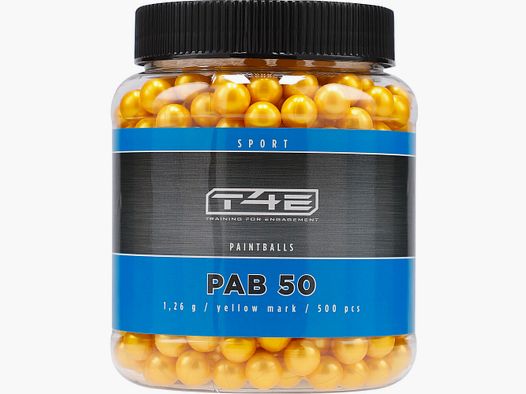 Umarex T4E Practice PAB 50 gelb - 500Stk