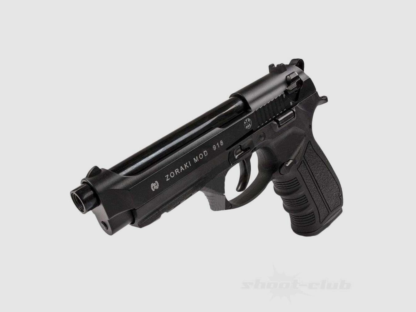 Zoraki 918-P Schreckschusspistole Brüniert 9mmPAK +Platzpatronen
