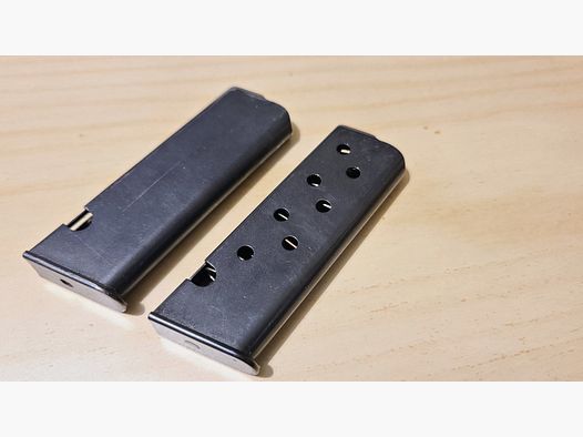 2 STK Magazin für Pistole Beretta Modell 21 Kal. 6.35mm