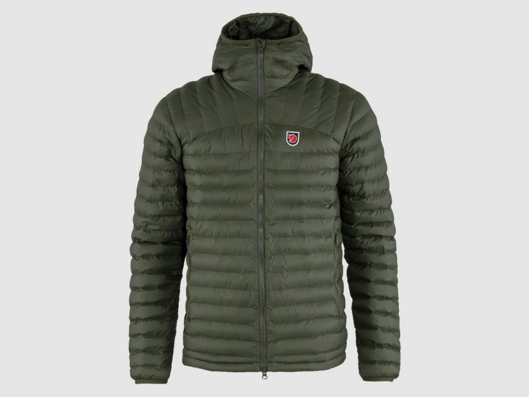 Fjällraven Herren Jacke Expedition Lätt Hoodie Deep Forest L