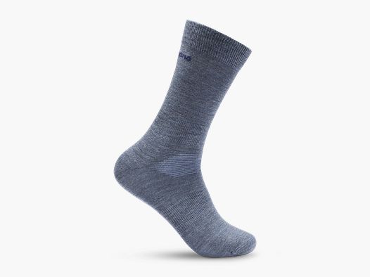 Chaussettes Bergans Allround Light Merino Granite Blue/Navy Blue 44-47