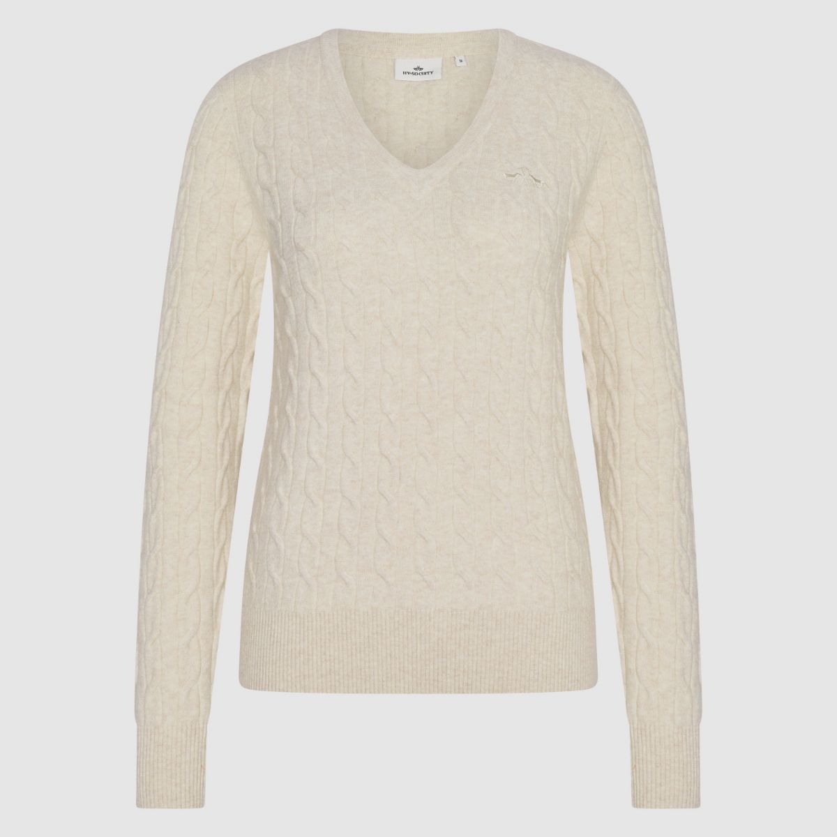 HV SOCIETY Strickpullover HVSCelesta Offwhite