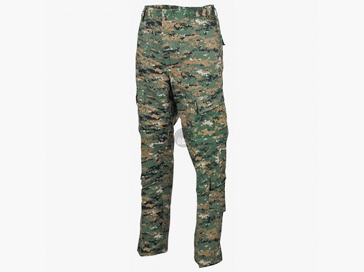US Feldhose, ACU, Rip Stop,digital woodland - Gre: L