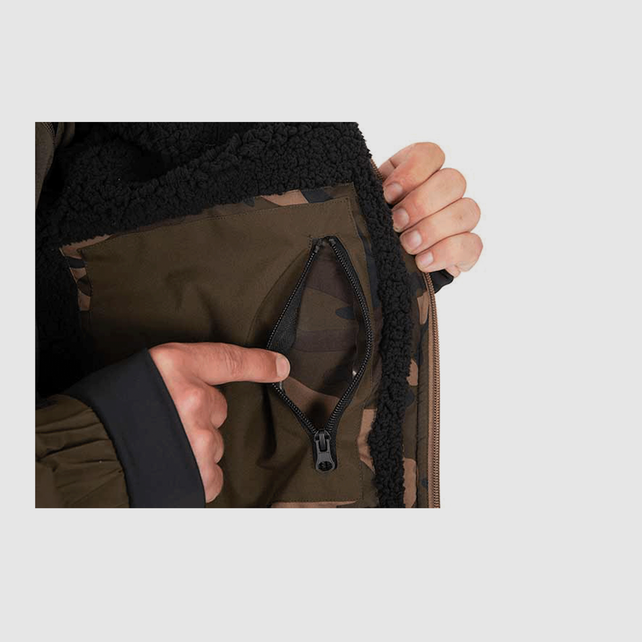 JACK – FOX – SHERPA-TEC JACK Khaki, afbeelding 7 van 9