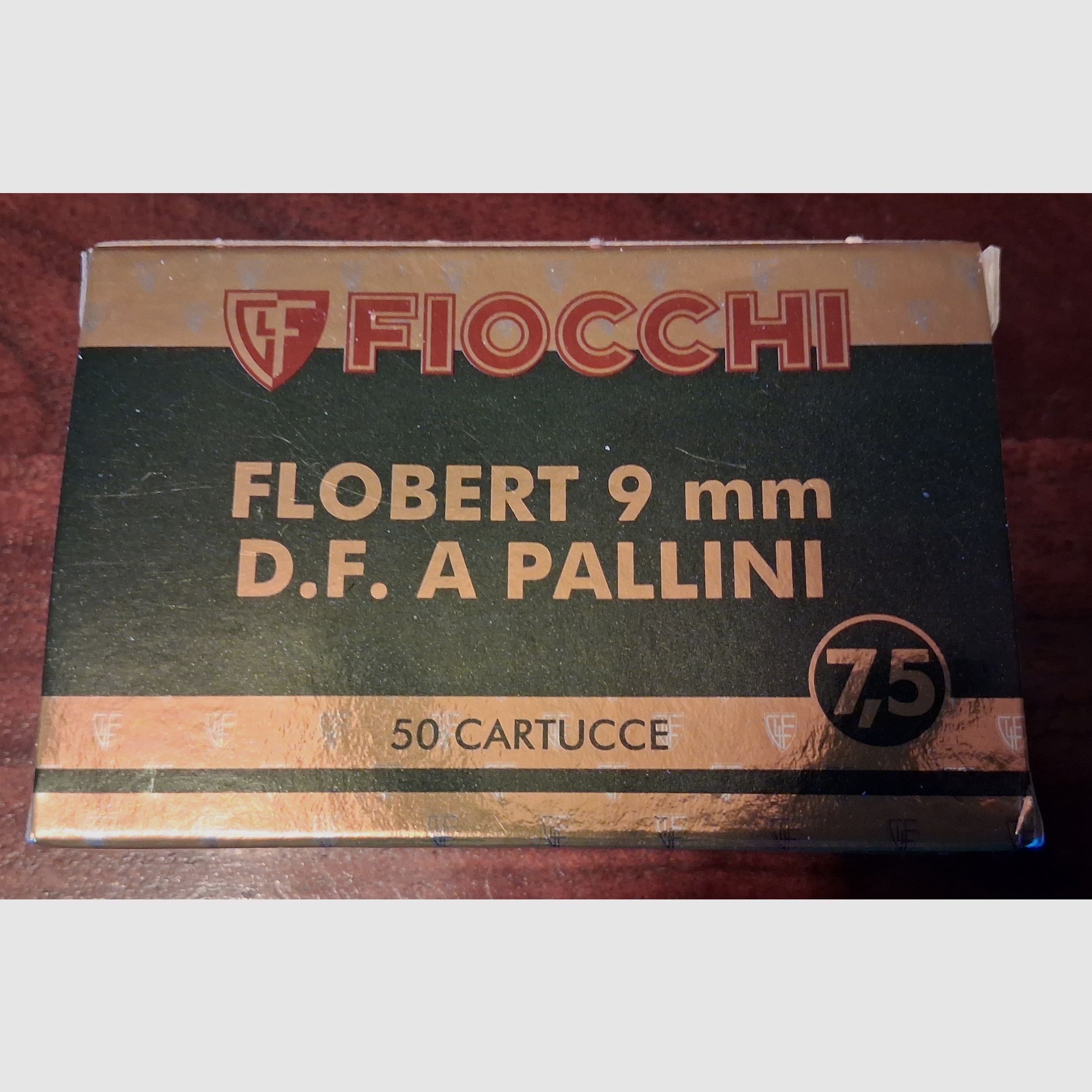 FIOCCHI Flobert 9mm Shots D.F. APALLINI 50 sztuk w opakowaniu N°7,5 - 2,4mm