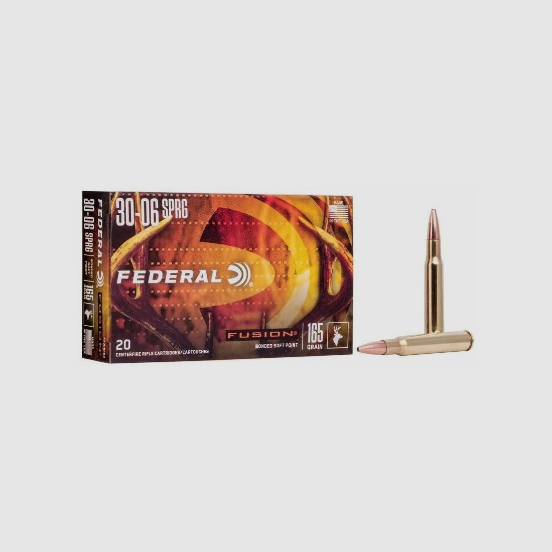 Federal Fusion 10,7g/165grs à20 .30-06Spring