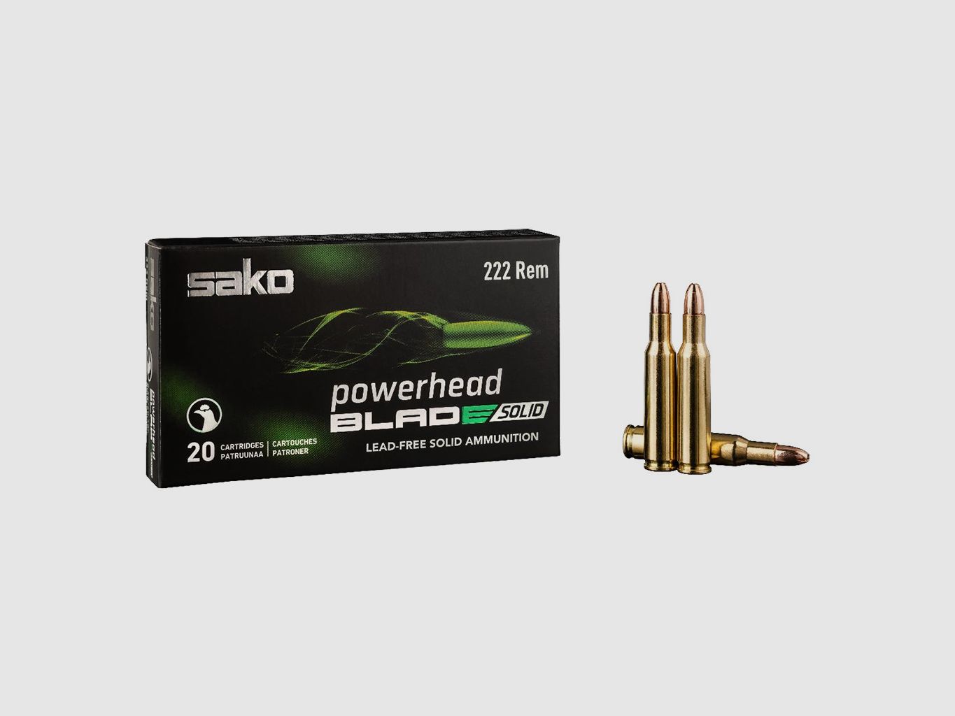 Sako Powerhead Blade Solid .222 Rem. 2.6g