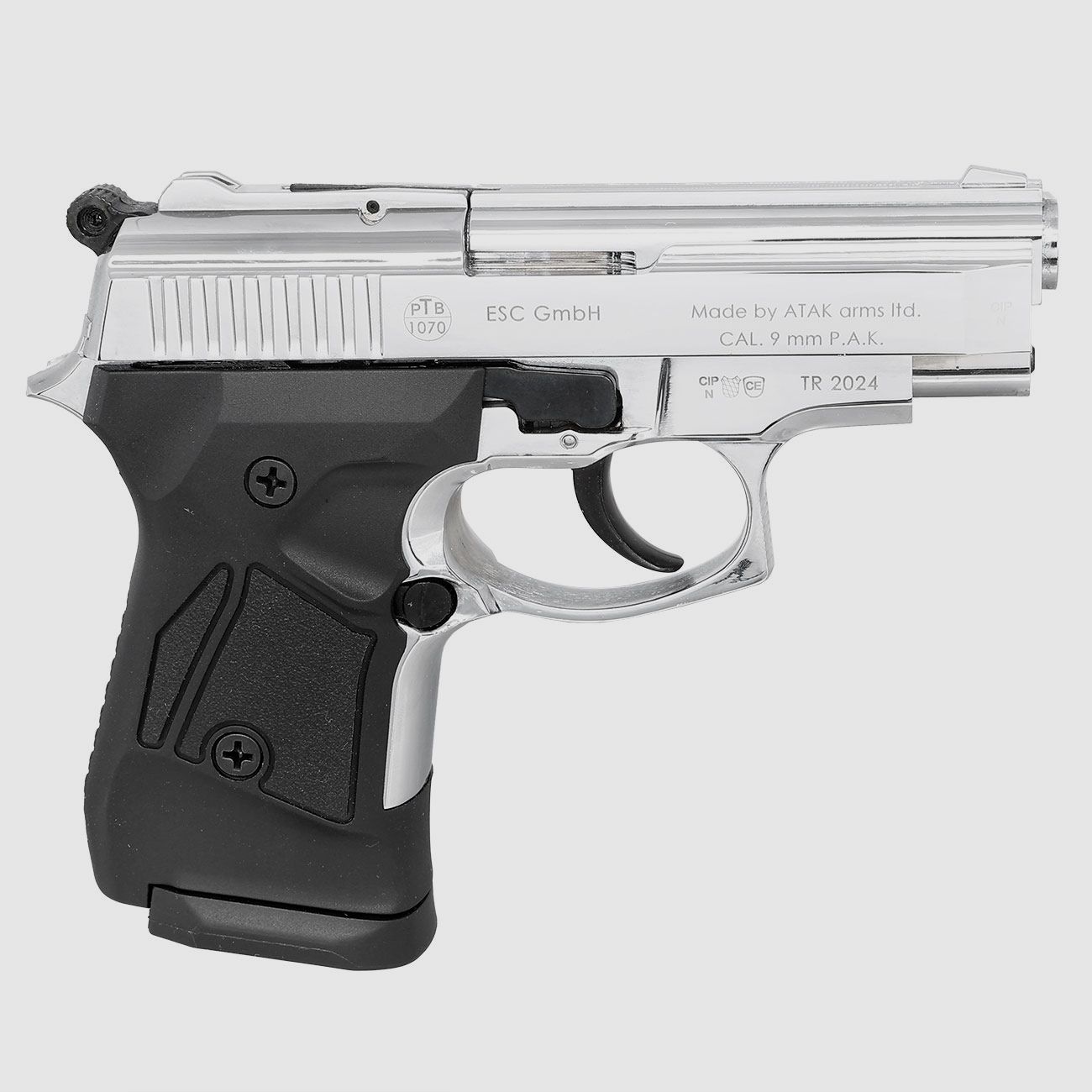 ZORAKI 914 Chrome 9 mm P.A.K. – pistola a salve – spedizione in tutta l’UE