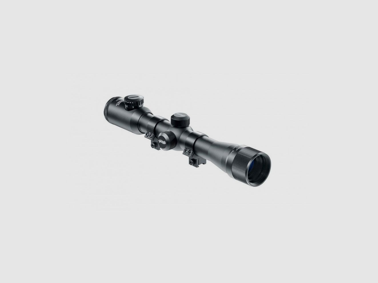 Ottica da tiro Walther 4x32 - Reticolo illuminato - Con montaggio, immagine 2 di 3